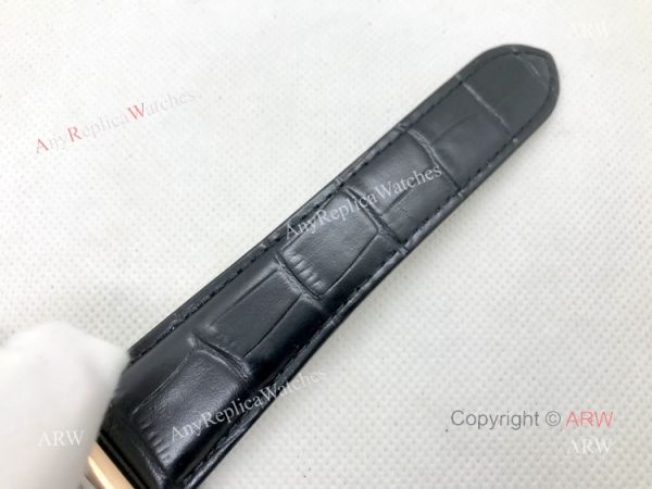 Clone Cartier Tank Automatic Rose Gold White Dial Watch Men Clone Cartier Tank Automatic Rose Gold White Dial Watch Men
