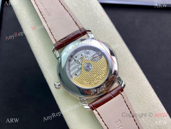 TW Factory Blancpain Villeret Cal.6654 White Face Watch with Moon phase TW Factory Blancpain Villeret Cal.6654 White Face Watch with Moon phase