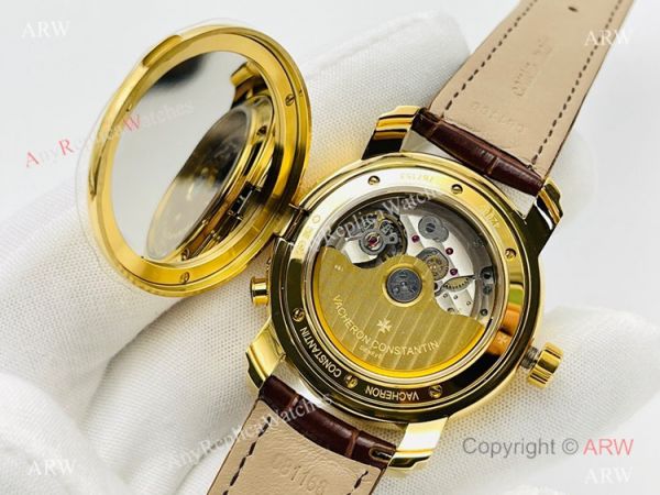 TWS Factory Swiss Vacheron Constantin Malte Dual Time Regulateur 42005 Automatic Watch All Gold TWS Factory Swiss Vacheron Constantin Malte Dual Time Regulateur 42005 Automatic Watch All Gold