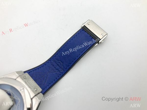 Replica Hublot Big Bang Sang Bleu Watch Automaitc Blue Gummy Strap Replica Hublot Big Bang Sang Bleu Watch Automaitc Blue Gummy Strap