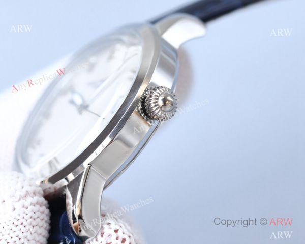 Swiss 9015 Patek Philippe Calatrava Replica Watch Blue Leather Strap Swiss 9015 Patek Philippe Calatrava Replica Watch Blue Leather Strap