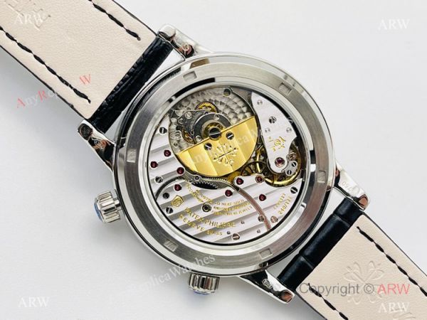 PFF Factory V4 Patek Philippe 6102P Sky Moon Celestial Watch Black Dial Diamond Bezel PFF Factory V4 Patek Philippe 6102P Sky Moon Celestial Watch Black Dial Diamond Bezel