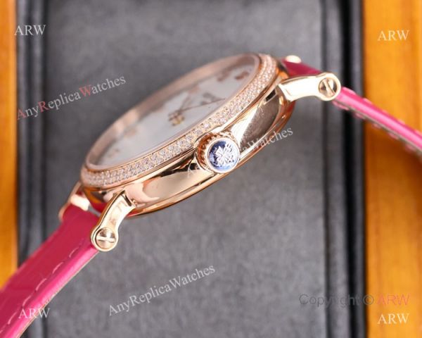 Swiss Patek Philippe Calatrava Ultra-Thin Automatic Lady Watch Rose Gold White Dial Swiss Patek Philippe Calatrava Ultra-Thin Automatic Lady Watch Rose Gold White Dial