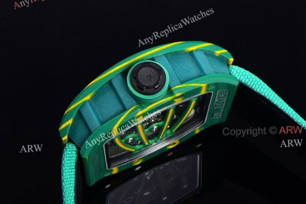 High End Replica Richard Mille 59-01 Tourbillon Yohan Blake Green Watch High End Replica Richard Mille 59-01 Tourbillon Yohan Blake Green Watch