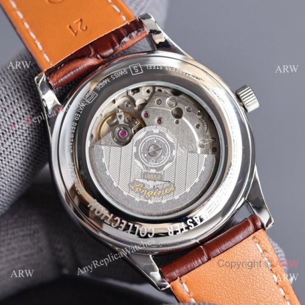 Swiss Quality Longines Master 40mm Leather Strap Arabic Numerals 8215 Movement Swiss Quality Longines Master 40mm Leather Strap Arabic Numerals 8215 Movement