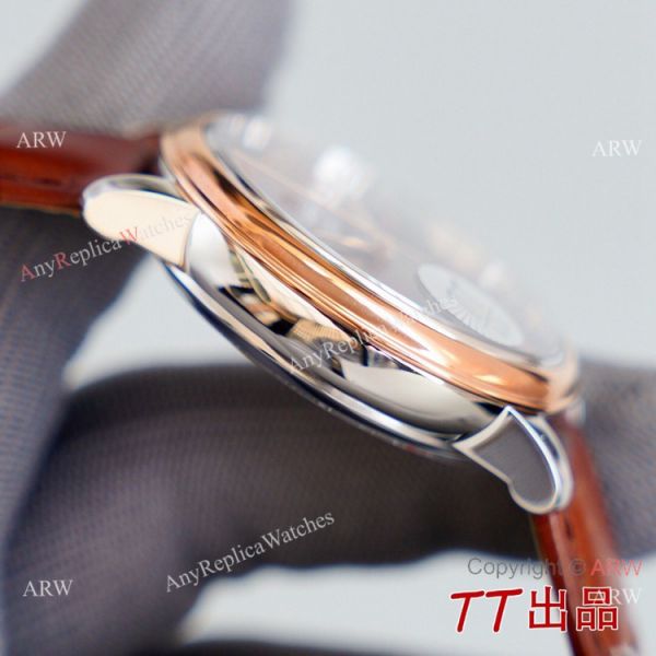 Swiss Quality Copy Omega De Ville Co-Axial Watch 8215 Movement Chocolate Dial Leather Strap Swiss Quality Copy Omega De Ville Co-Axial Watch 8215 Movement Chocolate Dial Leather Strap