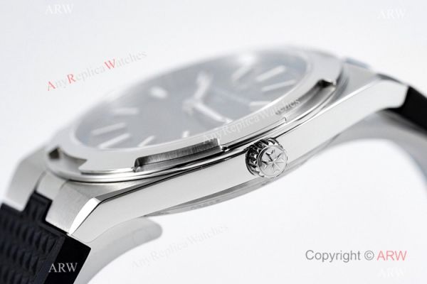 Grade 1A Copy Vacheron Constantin ultra thin Overseas 8F Swiss 9015 Watch Black Rubber Strap Grade 1A Copy Vacheron Constantin ultra thin Overseas 8F Swiss 9015 Watch Black Rubber Strap