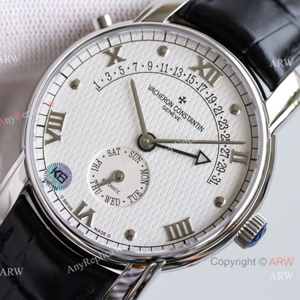 Swiss Copy Vacheron Constantin Malte Patrimony 31-Day Retrograde 47245 watch White Dial Leather Strap Swiss Copy Vacheron Constantin Malte Patrimony 31-Day Retrograde 47245 watch White Dial Leather Strap