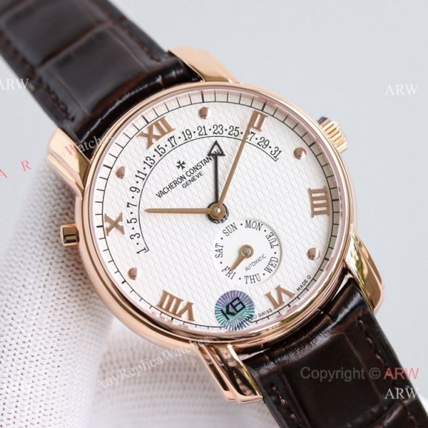 Swiss Grade Copy Vacheron Constantin Malte Patrimony 31-Day Retrograde Cal.2460 watch Rose Gold Case Swiss Grade Copy Vacheron Constantin Malte Patrimony 31-Day Retrograde Cal.2460 watch Rose Gold Case