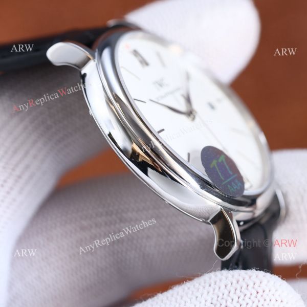 Knock-off IWC Portofino Citizen 9015 White Face Black Strap Watch Knock-off IWC Portofino Citizen 9015 White Face Black Strap Watch