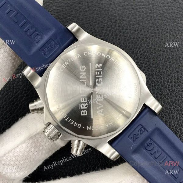 Grade AAA Clone Breitling Avenger Chronograph 43 A7750 Watch Blue Rubber Band Grade AAA Clone Breitling Avenger Chronograph 43 A7750 Watch Blue Rubber Band
