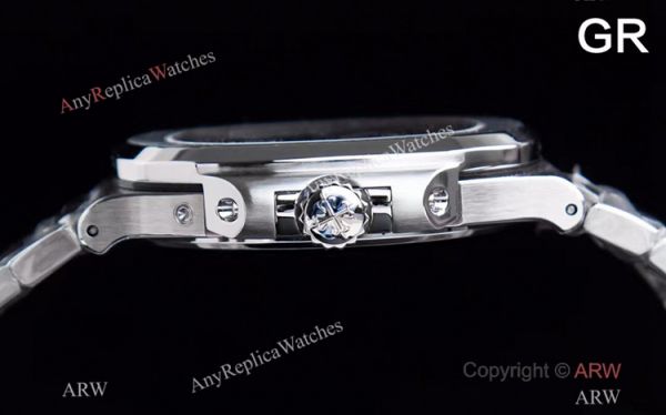 GR Factory Super Clone Patek Philippe Nautilus Moonphase 5712 Watch New Baby Blue Dial GR Factory Super Clone Patek Philippe Nautilus Moonphase 5712 Watch New Baby Blue Dial