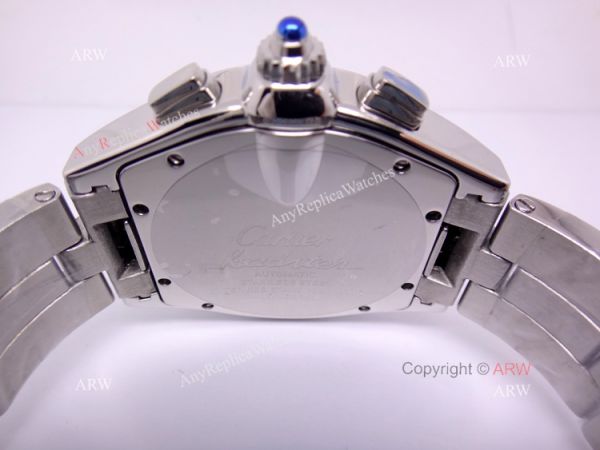 Cartier Roadster Stainless Steel Chronograph Replica Watch / Swiss Grade Case Cartier Roadster Stainless Steel Chronograph Replica Watch / Swiss Grade Case