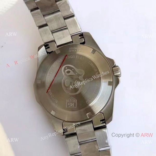 Wholesale Copy Tag Heuer Aquaracer Calibre 5 Watch Silver and White Wholesale Copy Tag Heuer Aquaracer Calibre 5 Watch Silver and White