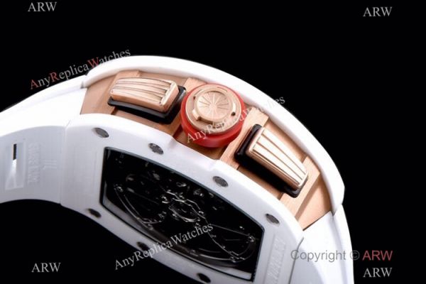 KV Factory Richard Mille RM 011 White Demon Flyback Chronograph Watch Ceramic Case KV Factory Richard Mille RM 011 White Demon Flyback Chronograph Watch Ceramic Case