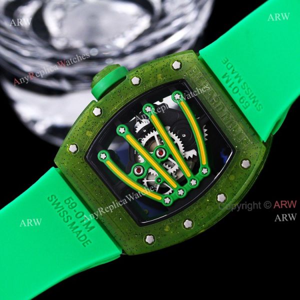 Green Richard Mille RM 59-01 Yohan Blake Tourbillon Watch Replica Green Richard Mille RM 59-01 Yohan Blake Tourbillon Watch Replica