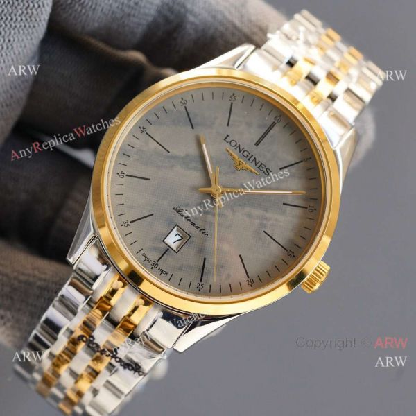 Replica Longines Elegant 2-Tone Steel Strap Rose Gold Bezel 8215 Movement Watch Replica Longines Elegant 2-Tone Steel Strap Rose Gold Bezel 8215 Movement Watch
