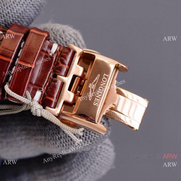 Swiss Quality Longines Master Moon Phase Watch Citizen Rose Gold White Dial 40mm Swiss Quality Longines Master Moon Phase Watch Citizen Rose Gold White Dial 40mm