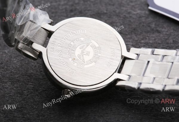 Swiss Quartz Longines PrimaLuna Clone Watch Blue Mop Face Diamond bezel Swiss Quartz Longines PrimaLuna Clone Watch Blue Mop Face Diamond bezel