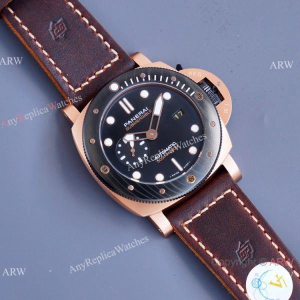 New Panerai Submersible Goldtech PAM1070 Rose Gold Watch 44mm New Panerai Submersible Goldtech PAM1070 Rose Gold Watch 44mm