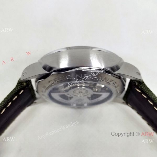 Copy Panerai PAM00535 GMT Watch Green Recycled PET Nylon Strap Copy Panerai PAM00535 GMT Watch Green Recycled PET Nylon Strap