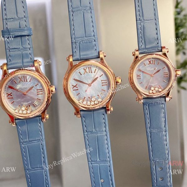 Clone Chopard Happy Diamond Lover Watch Blue Mop Dial Clone Chopard Happy Diamond Lover Watch Blue Mop Dial
