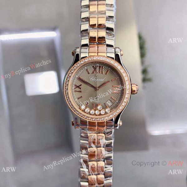 Knockoff Chopard Happy Sport quartz Watch Rhodium Grey Stainless Steel Knockoff Chopard Happy Sport quartz Watch Rhodium Grey Stainless Steel