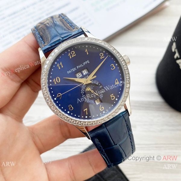 Clone Patek Philippe Calatrava Annual calendar Watch Olive Green Dial Clone Patek Philippe Calatrava Annual calendar Watch Olive Green Dial