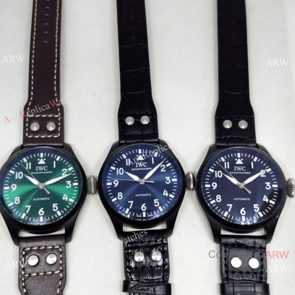 Best Quality IWC Pilots Automatic Watch Olive Green Face 43mm Best Quality IWC Pilots Automatic Watch Olive Green Face 43mm