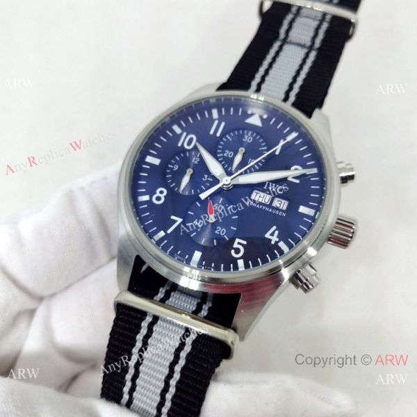New Copy IWC Pilots 43mm Green Nylon Strap Watch Automatic New Copy IWC Pilots 43mm Green Nylon Strap Watch Automatic