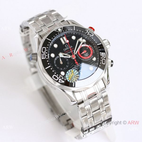 Swiss 9900 Omega Seamaster Diver 300m Americas Cup Replica Watch 44mm Black Ceramic Bezel Swiss 9900 Omega Seamaster Diver 300m Americas Cup Replica Watch 44mm Black Ceramic Bezel