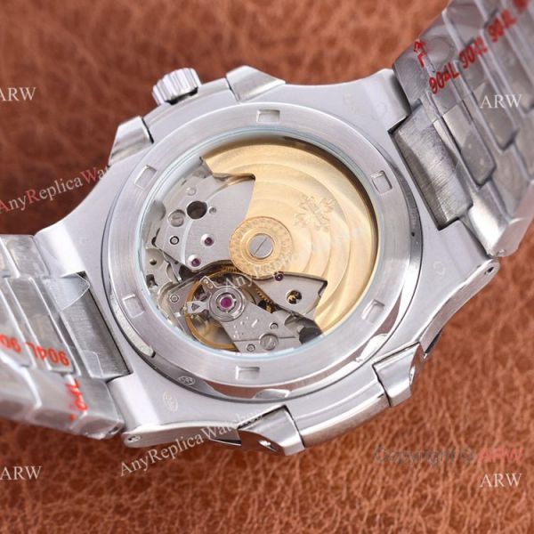 Swiss Quality Patek Philippe Nautilus Olive Green Dial 40mm Watch with 8215 Swiss Quality Patek Philippe Nautilus Olive Green Dial 40mm Watch with 8215