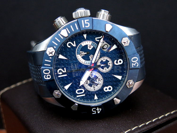 Zenith Defy Classic El Primero Sea Chronograph 03.0529.4000/51.R674 Stainless steel Automatic self winding Zenith Defy Classic El Primero Sea Chronograph 03.0529.4000/51.R674 Stainless steel Automatic self winding