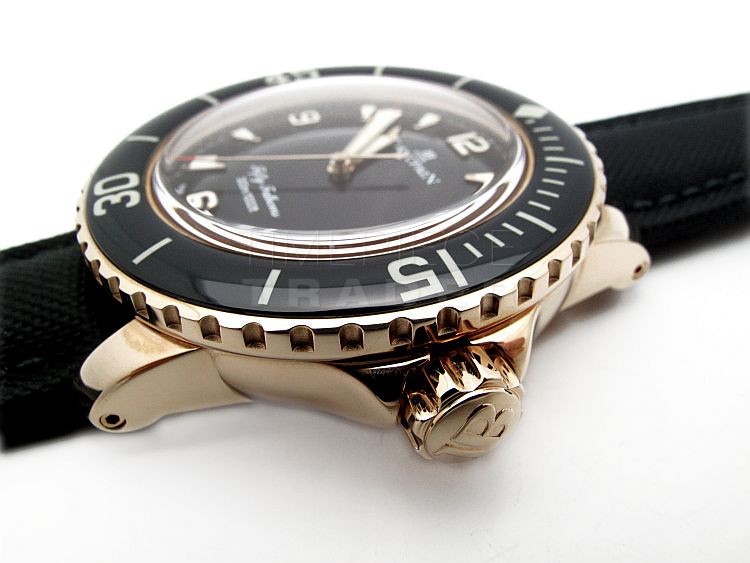 Blancpain 50 Fathoms 5015-3630-52 18k Rose Gold Automatic Blancpain 50 Fathoms 5015-3630-52 18k Rose Gold Automatic