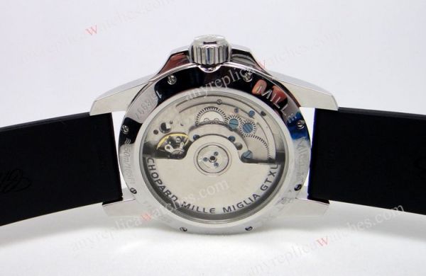 Replica Chopard Gran turismo Watch XL Gray Dial w/rubber band Replica Chopard Gran turismo Watch XL Gray Dial w/rubber band