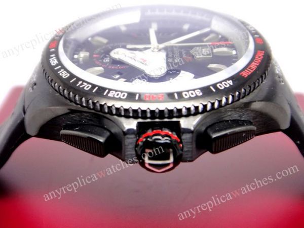 TAG Heuer Grand Carrera Calibre 36 Fiyat Black rubber Strap Watch TAG Heuer Grand Carrera Calibre 36 Fiyat Black rubber Strap Watch