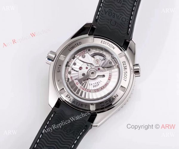Swiss Grade Omega 007 Replica Seamaster Skyfall SS Black Rubber Strap Swiss Grade Omega 007 Replica Seamaster Skyfall SS Black Rubber Strap