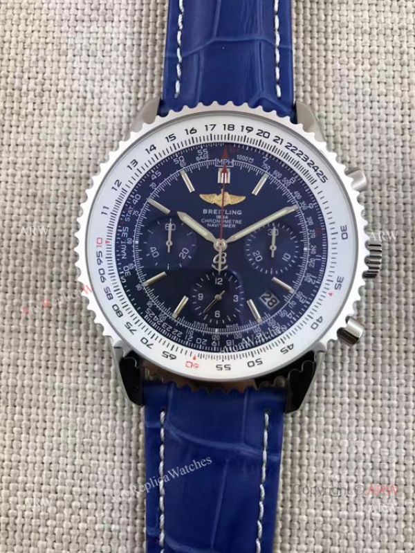 New Copy Breitling Navitimer SS White Chrono Face Watch New Copy Breitling Navitimer SS White Chrono Face Watch