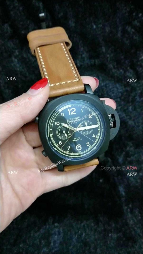 Panerai PAM 653 Luminor Chrono Replica Regatta Watch Green Inner Panerai PAM 653 Luminor Chrono Replica Regatta Watch Green Inner