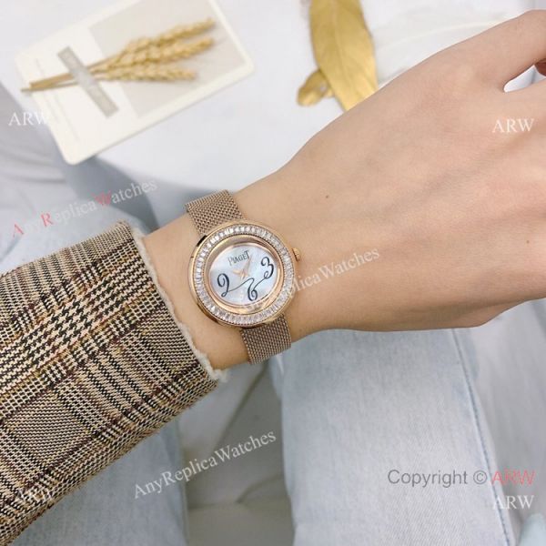 New Piaget Possession Rose Gold Arabic Dial Watches 29mm New Piaget Possession Rose Gold Arabic Dial Watches 29mm