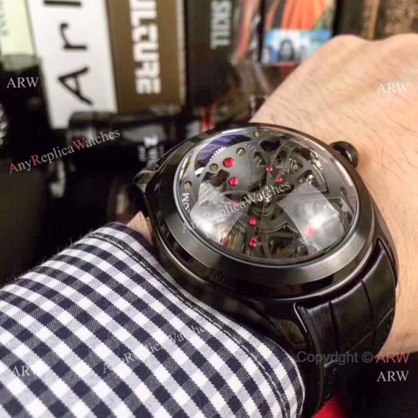 Replica Corum Skeleton Bubble Squelette Watch Black Case Silver Dial Replica Corum Skeleton Bubble Squelette Watch Black Case Silver Dial