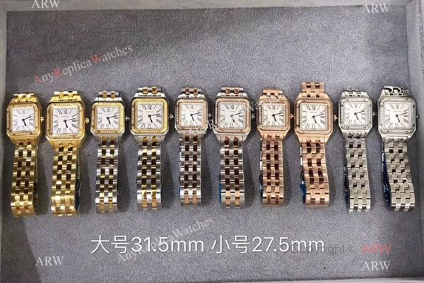 Two Tone Cartier Santos Diamond Replica Watch Lover watch New Replica Two Tone Cartier Santos Diamond Replica Watch Lover watch New Replica