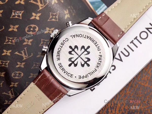 New Patek Philippe Grand Complication Moon Watch Brown Leather Band New Patek Philippe Grand Complication Moon Watch Brown Leather Band