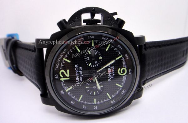 Replica Panerai Regatta Flyback Watch Black Case 44mm Replica Panerai Regatta Flyback Watch Black Case 44mm