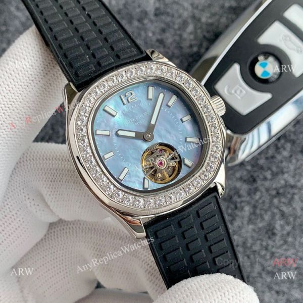 Replica Patek Philippe Tourbillon Women Watch Mother of Pearl Dial Rose Gold Replica Patek Philippe Tourbillon Women Watch Mother of Pearl Dial Rose Gold