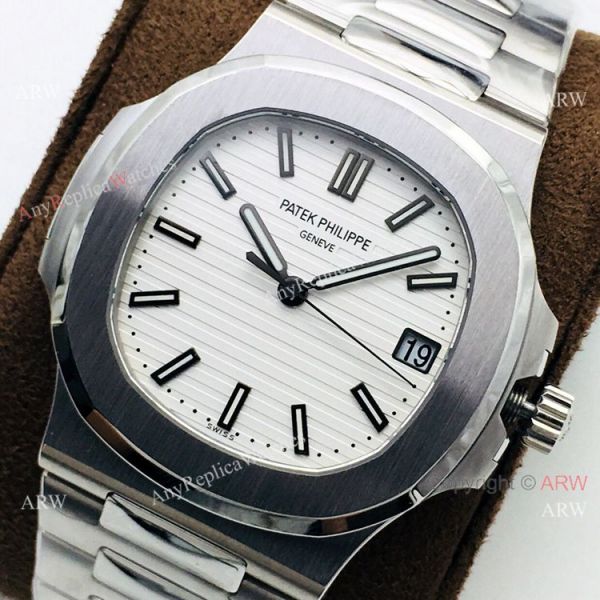 Highest Quality Swiss Patek Philippe Nautilus PPF V4 White Dial Watch 40mm Highest Quality Swiss Patek Philippe Nautilus PPF V4 White Dial Watch 40mm