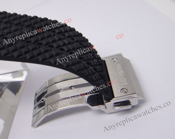 Replica Hublot Big Bang Watch SS Black Chronograph Japan Movement Replica Hublot Big Bang Watch SS Black Chronograph Japan Movement