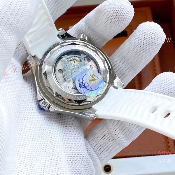 Copy Omega Seamaster 300m Limited Edition Watch White Rubber Strap Copy Omega Seamaster 300m Limited Edition Watch White Rubber Strap