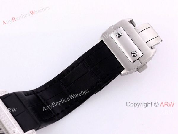 AAA Copy Cartier Santos De Iced Out Watch Automatic Movement AAA Copy Cartier Santos De Iced Out Watch Automatic Movement