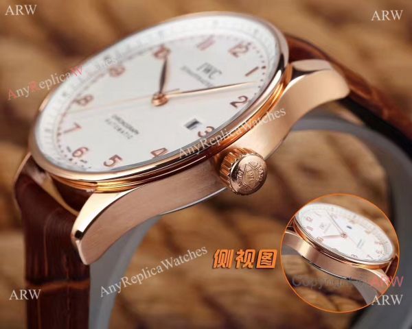 New Replica IWC Portuguese Automatic Rose Gold Mens Watch New Replica IWC Portuguese Automatic Rose Gold Mens Watch